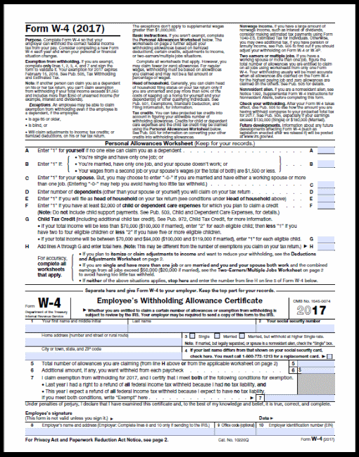 Payroll Forms